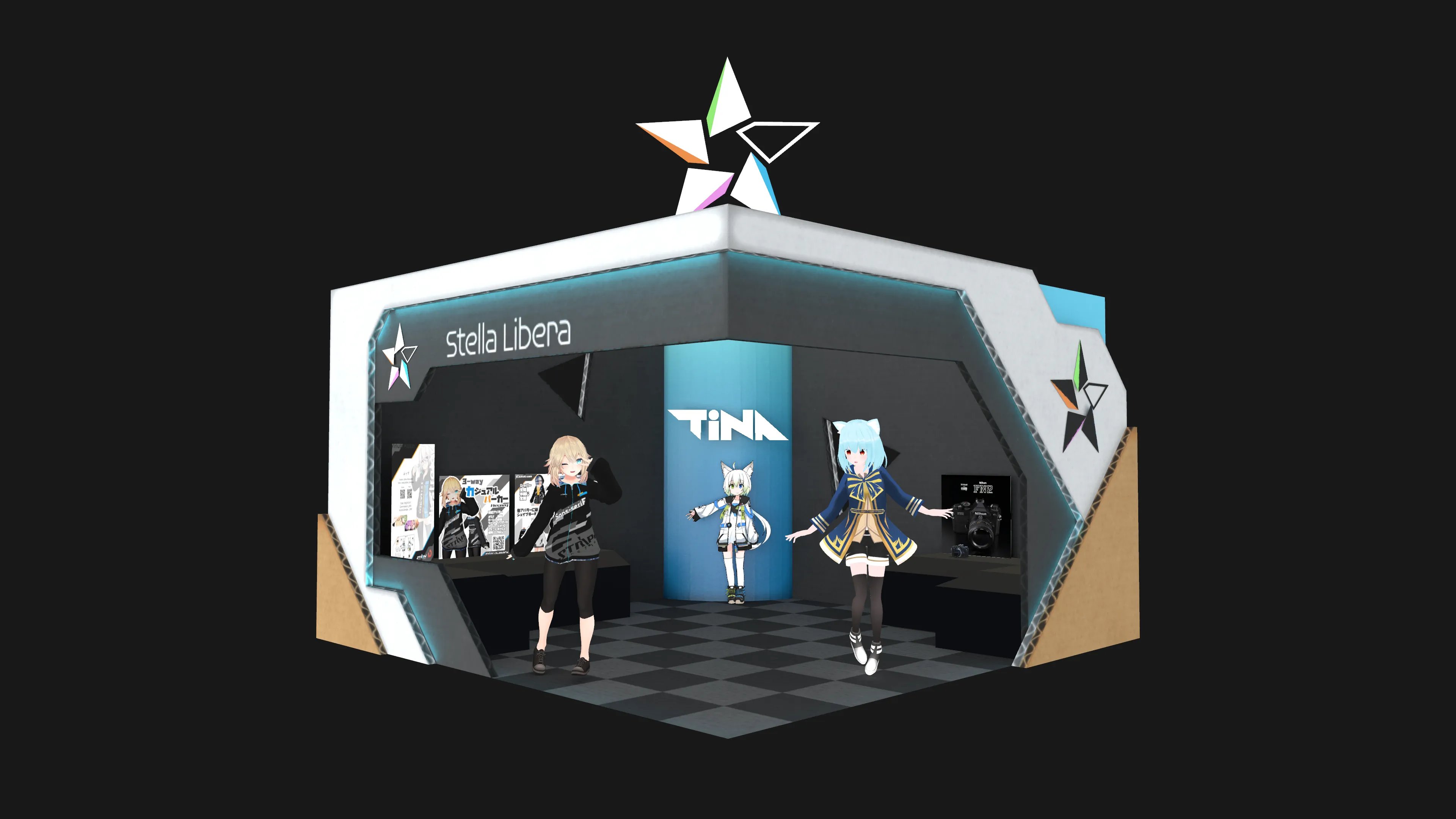 Virtual Market 5 Booth Creation