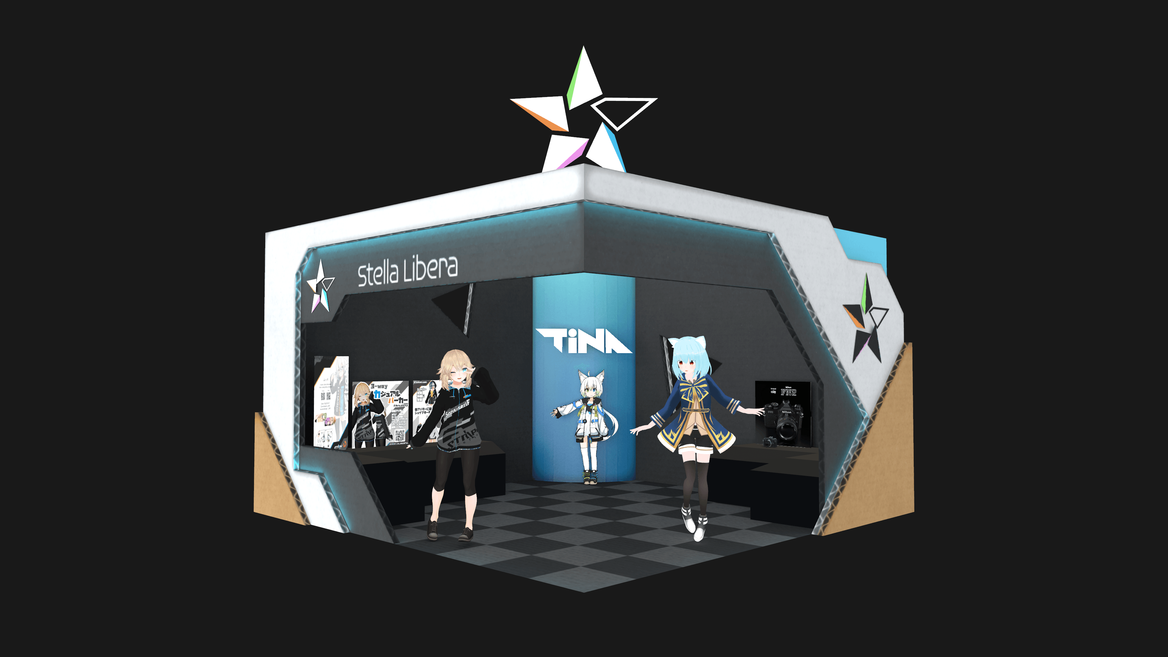 Virtual Market 5 Booth Creation